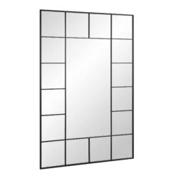 Herbert Full Length Metal Frame Window Mirror 180 X 120 Cm, Black 11 Herbert Full Length Metal Frame Window Mirror 180 X 120 Cm, Black -Daals Store MIRR 019 BLACK WB2
