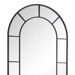 Beaumont Arched Full Length Metal Frame Mirror 178 X 76 Cm, Black 14 Beaumont Arched Full Length Metal Frame Mirror 178 X 76 Cm, Black -Daals Store MIRR 029 BLACK detail1