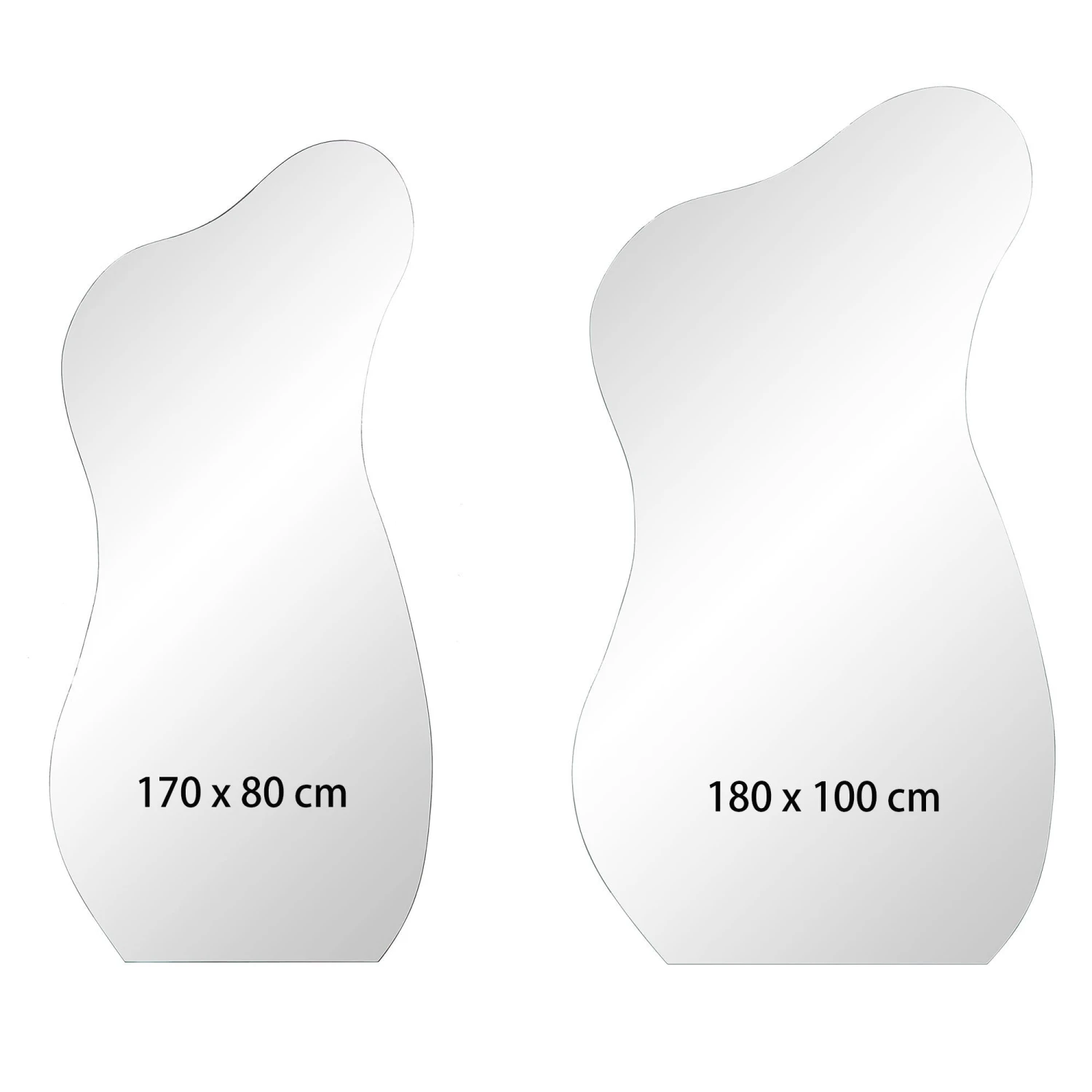 Bala Irregular Shaped Frameless Extra Large Full Length Pond Mirror 180 X 100 Cm 6 Bala Irregular Shaped Frameless Extra Large Full Length Pond Mirror 180 X 100 Cm - Image 6