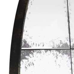 Bibury Antiqued Full Length Mirror Arched 180 X 100 Cm -Daals Store MIRR 043 BLACK detail2