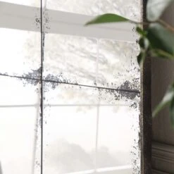 Bibury Antiqued Full Length Mirror Arched 180 X 100 Cm -Daals Store MIRR 043 BLACK scene2