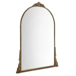 Mirabel Extra Large Full Length Mirror - Antique Gold Ornate Frame - 186 x 144 cm -Daals Store MIRR 046 GOLD WB2