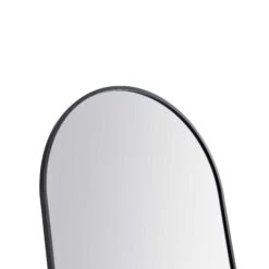 Dina Freestanding Arched Full Length Metal Frame Mirror 160 X 76 Cm, Black 16 Dina Freestanding Arched Full Length Metal Frame Mirror 160 X 76 Cm, Black -Daals Store MIRR 049 BLACK detail1