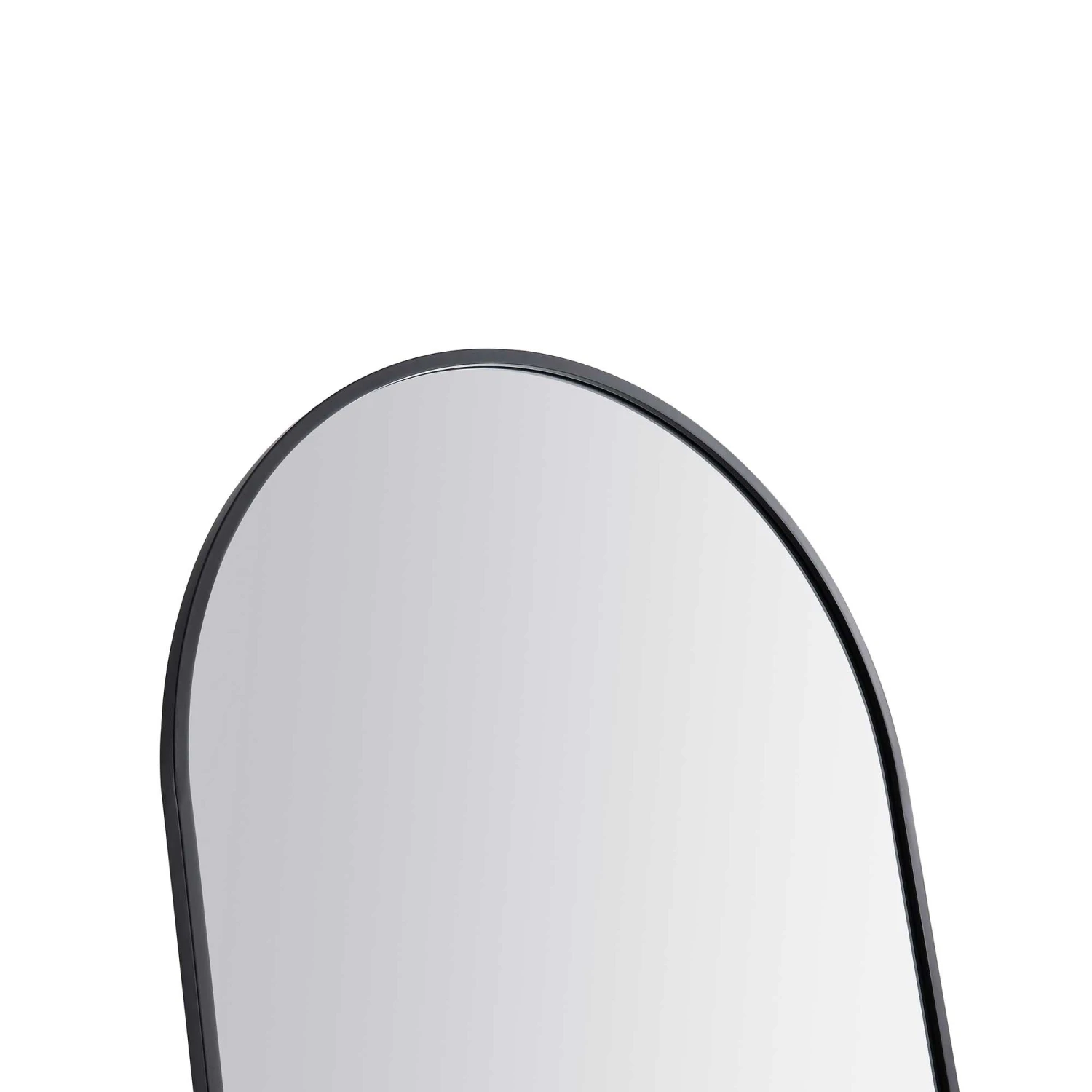 Dina Freestanding Arched Full Length Metal Frame Mirror 160 X 76 Cm, Black 7 Dina Freestanding Arched Full Length Metal Frame Mirror 160 X 76 Cm, Black - Image 7