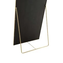 Dina Arched Gold Effect Metal Frame – Full Length Freestanding Mirror 160 x 76 cm -Daals Store MIRR 049 GOLD detail4