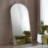 Dina Arched Gold Effect Metal Frame β Full Length Freestanding Mirror 160 x 76 cm 18 Dina Arched Gold Effect Metal Frame β Full Length Freestanding Mirror 160 x 76 cm -Daals Store MIRR 049 GOLD main