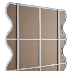 Luisa Wavy Curved Full Length Mirror 180 X 110 Cm, White 17 Luisa Wavy Curved Full Length Mirror 180 X 110 Cm, White -Daals Store MIRR 050 WHITE detail2