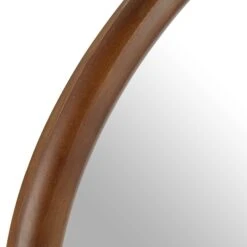 Edo Irregular Pebble Wall Wooden Mirror 100 X 76 Cm, Walnut 12 Edo Irregular Pebble Wall Wooden Mirror 100 X 76 Cm, Walnut -Daals Store MIRR 063 WALNUT detail1