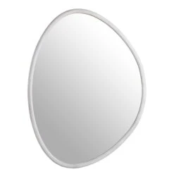 Edo Irregular Pebble Large Wooden Mirror 160 x 120 cm β Washed White Distressed Finish 12 Edo Irregular Pebble Large Wooden Mirror 160 x 120 cm β Washed White Distressed Finish -Daals Store MIRR 073 WHITE WB1