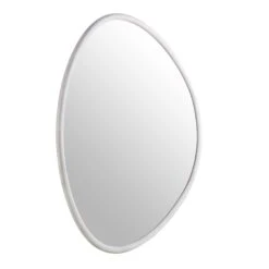 Edo Irregular Pebble Large Wooden Mirror 160 x 120 cm β Washed White Distressed Finish 13 Edo Irregular Pebble Large Wooden Mirror 160 x 120 cm β Washed White Distressed Finish -Daals Store MIRR 073 WHITE WB2