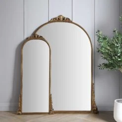 Mirabel Full Length Mirror 150 x 70 cm Antique Gold β Ornate Resin Leaner Mirror 12 Mirabel Full Length Mirror 150 x 70 cm Antique Gold β Ornate Resin Leaner Mirror -Daals Store MIRR 076 GOLD scene2