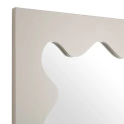 Destin Wave Mirror 100 X 60 Cm, Taupe Gloss -Daals Store MIRR 100 TAUPE GLOSS detail1