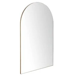 Eden Arched Full Length Metal Frame Mirror 180 X 110 Cm, Antique Gold Effect -Daals Store MIRR 138 ANTQGOLD WB2