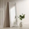 Edgeworth Washed White Full Length Wooden Frame Window Mirror 160 X 60 Cm 15 Edgeworth Washed White Full Length Wooden Frame Window Mirror 160 X 60 Cm -Daals Store MIRR 174 WASHWHITE main
