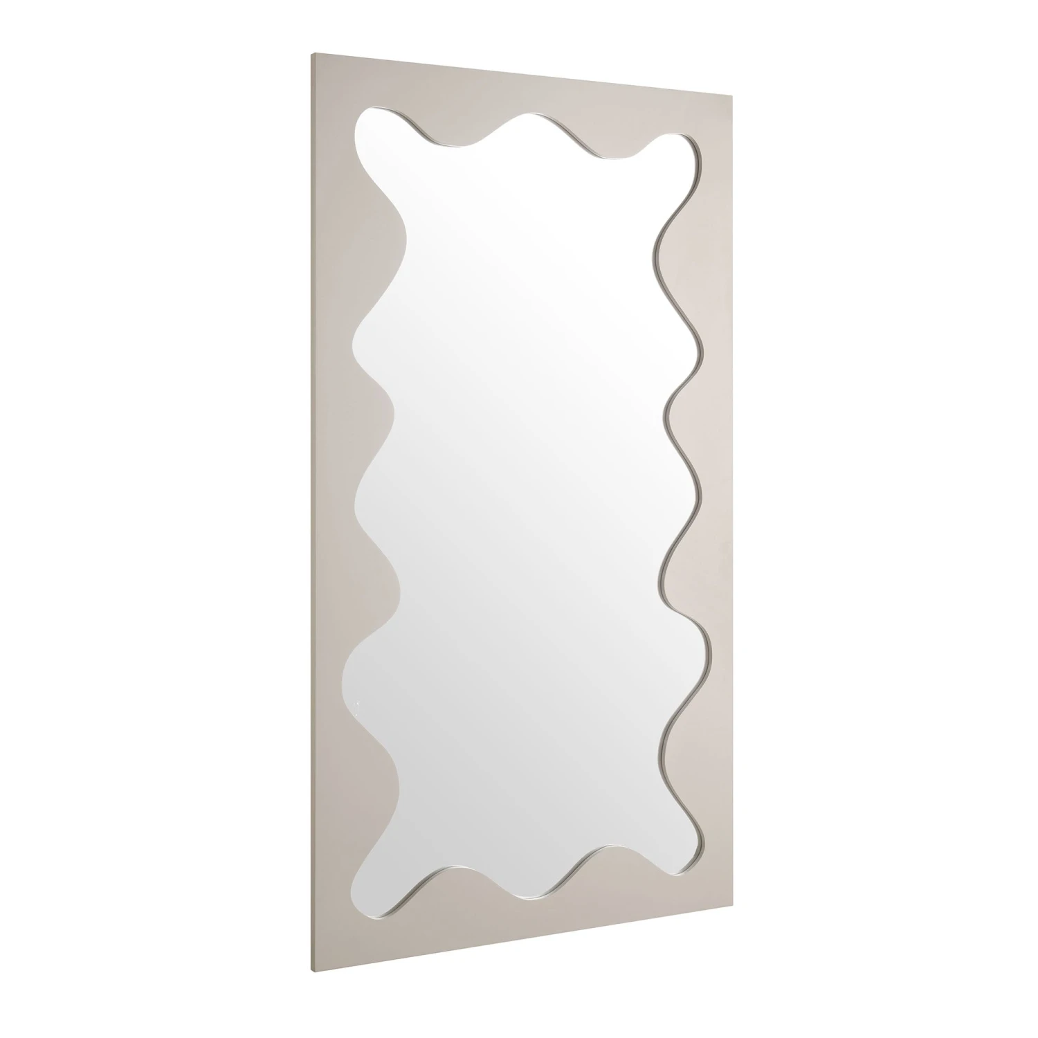 Destin Wave Mirror 180 X 100 Cm, Taupe Gloss 4 Destin Wave Mirror 180 X 100 Cm, Taupe Gloss - Image 4