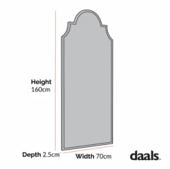 Essa Moroccan Style Full Length Mirror 160 X 70 Cm, Black 10 Essa Moroccan Style Full Length Mirror 160 X 70 Cm, Black -Daals Store MIRR 225 CHART