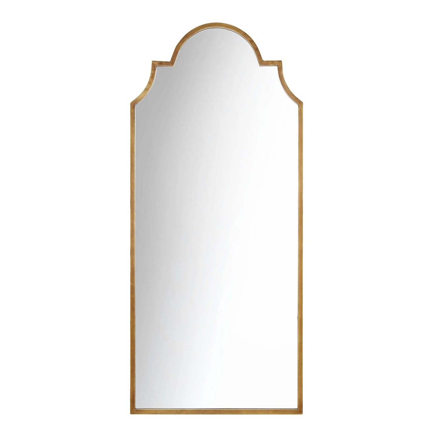 Essa Moroccan Style Full Length Mirror - Antique Gold Effect 160 x 70cm Arched Leaner Mirror 2 Essa Moroccan Style Full Length Mirror - Antique Gold Effect 160 x 70cm Arched Leaner Mirror - Image 2