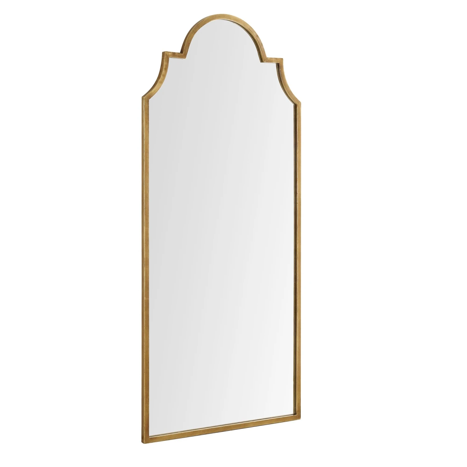 Essa Moroccan Style Full Length Mirror - Antique Gold Effect 160 x 70cm Arched Leaner Mirror 3 Essa Moroccan Style Full Length Mirror - Antique Gold Effect 160 x 70cm Arched Leaner Mirror - Image 3