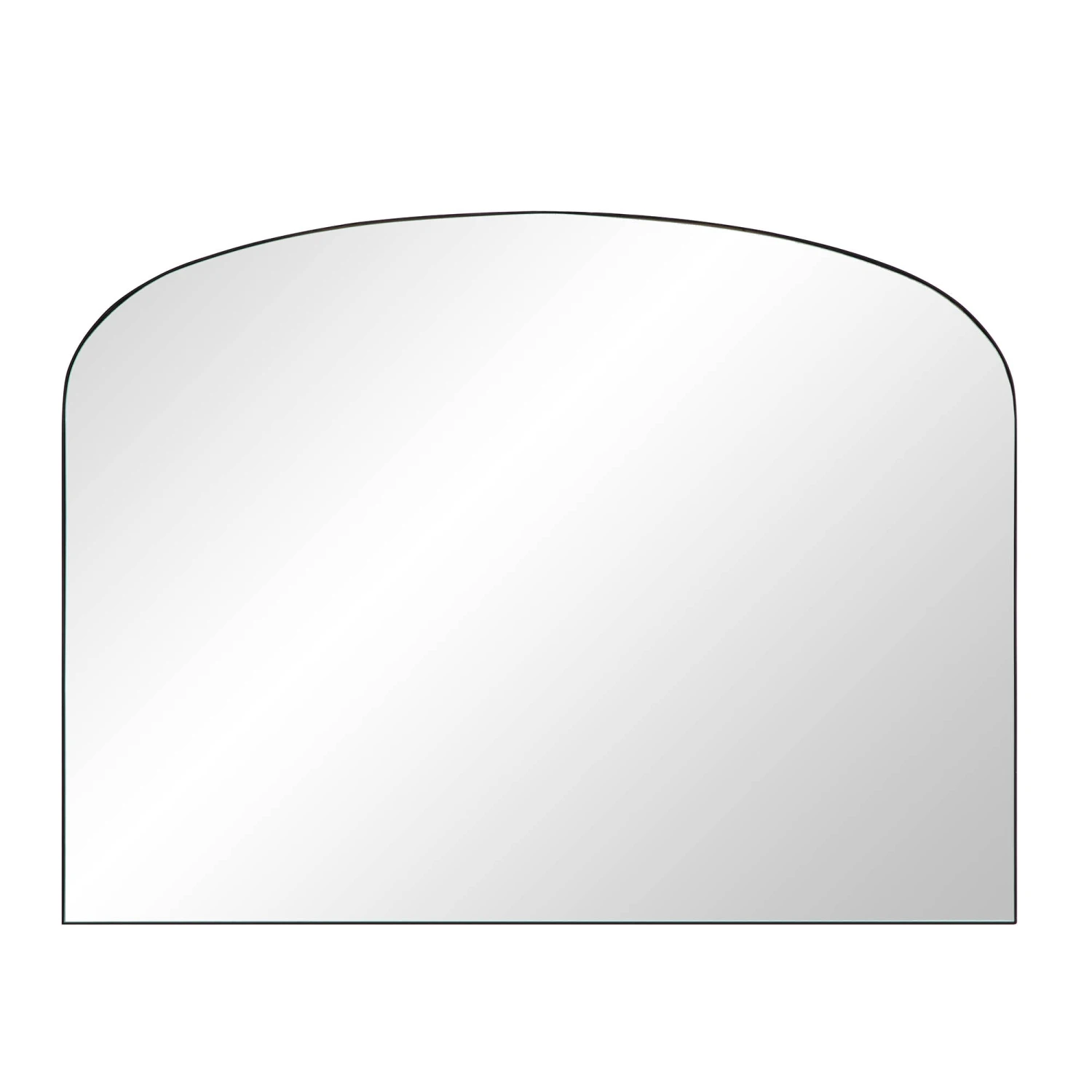 Emmy Black Arch Metal Frame Overmantle Mirror 90 X 120 Cm 3 Emmy Black Arch Metal Frame Overmantle Mirror 90 X 120 Cm - Image 3