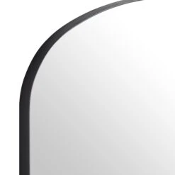 Emmy Black Arch Metal Frame Overmantle Mirror 90 X 120 Cm 13 Emmy Black Arch Metal Frame Overmantle Mirror 90 X 120 Cm -Daals Store MIRR 279 BLACK detail1