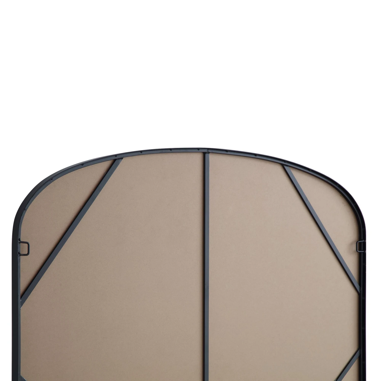 Emmy Black Arch Metal Frame Overmantle Mirror 90 X 120 Cm 8 Emmy Black Arch Metal Frame Overmantle Mirror 90 X 120 Cm - Image 8