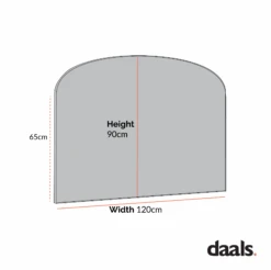 Emmy Black Arch Metal Frame Overmantle Mirror 90 X 120 Cm 12 Emmy Black Arch Metal Frame Overmantle Mirror 90 X 120 Cm -Daals Store MIRR 279 CHART