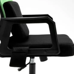Beni Plus Mesh Swivel Office Chair With Massage Lumbar Cushion In Green 15 Beni Plus Mesh Swivel Office Chair With Massage Lumbar Cushion In Green -Daals Store MM94GREEN detail2