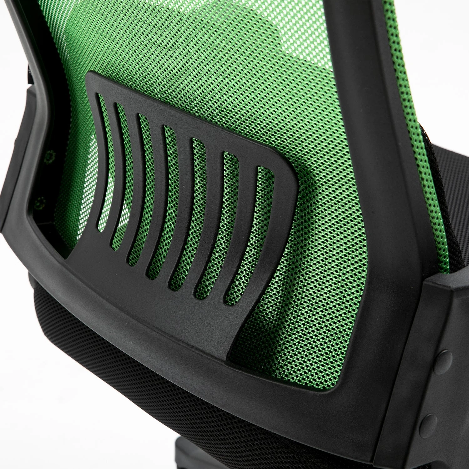 Beni Plus Mesh Swivel Office Chair With Massage Lumbar Cushion In Green 8 Beni Plus Mesh Swivel Office Chair With Massage Lumbar Cushion In Green - Image 8