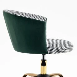 Kylie Houndstooth And Velvet Swivel Chair -Daals Store MO103HOUNDSTOOTH detail2