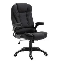 Executive Recline Extra Padded Office Chair Standard, MO17 Black Fabric