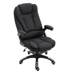 Executive Recline Extra Padded Office Chair Standard, MO17 Black Fabric -Daals Store MO17BLACKFAB WB3