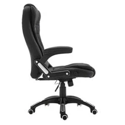 Executive Recline Extra Padded Office Chair Standard, MO17 Black Fabric -Daals Store MO17BLACKFAB WB4
