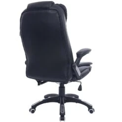 Executive Recline High Back Extra Padded Office Chair, MO17 Black -Daals Store MO17BLACKVAR WB4
