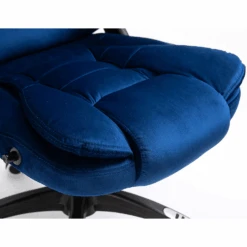 Executive Recline Extra Padded Office Chair Standard, MO17 Blue Velvet 15 Executive Recline Extra Padded Office Chair Standard, MO17 Blue Velvet -Daals Store MO17BLUEVEL detail1
