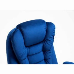 Executive Recline Extra Padded Office Chair Standard, MO17 Blue Velvet 16 Executive Recline Extra Padded Office Chair Standard, MO17 Blue Velvet -Daals Store MO17BLUEVEL detail2
