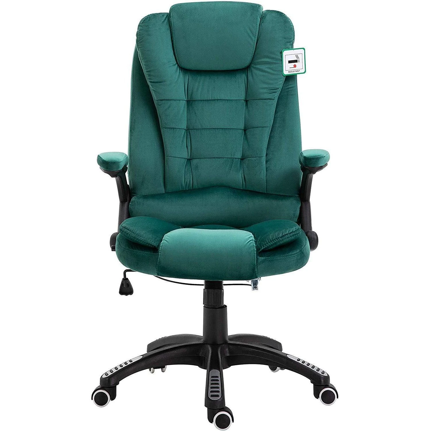 Executive Recline Extra Padded Office Chair Standard, MO17 Green Velvet 2 Executive Recline Extra Padded Office Chair Standard, MO17 Green Velvet - Image 2