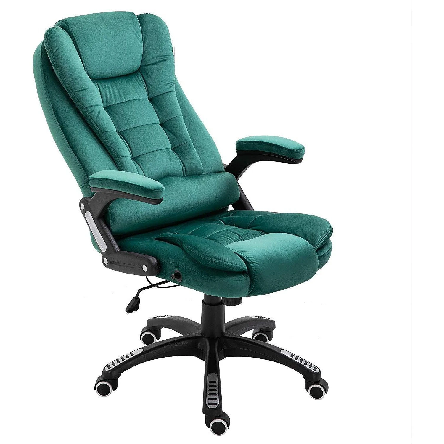 Executive Recline Extra Padded Office Chair Standard, MO17 Green Velvet 4 Executive Recline Extra Padded Office Chair Standard, MO17 Green Velvet - Image 4