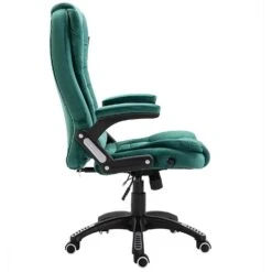 Executive Recline Extra Padded Office Chair Standard, MO17 Green Velvet 15 Executive Recline Extra Padded Office Chair Standard, MO17 Green Velvet -Daals Store MO17GREENVEL WB5