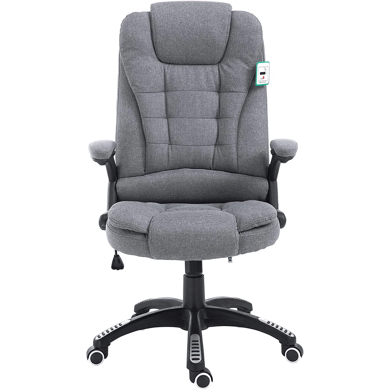 Executive Recline Extra Padded Office Chair Standard, MO17 Grey Fabric 2 Executive Recline Extra Padded Office Chair Standard, MO17 Grey Fabric - Image 2