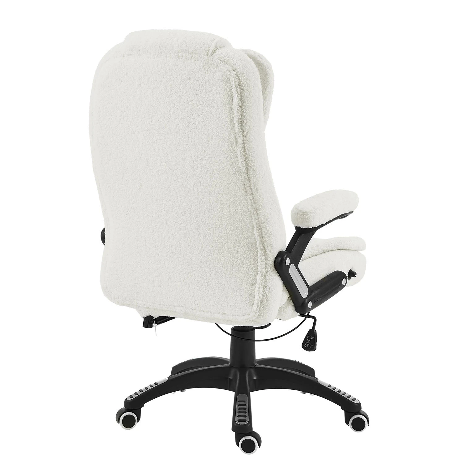Executive Recline Extra Padded Office Chair Standard, MO17 White Teddy 5 Executive Recline Extra Padded Office Chair Standard, MO17 White Teddy - Image 5