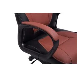 Swivel Office Desk Chair MO19 Brown PU Leather -Daals Store MO19BROWN detail2