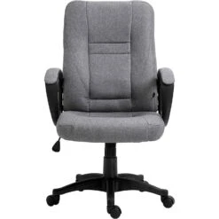 Swivel Office Desk Chair MO19 Grey Fabric -Daals Store MO19GREY WB4