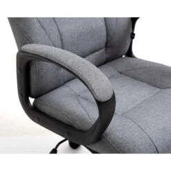 Swivel Office Desk Chair MO19 Grey Fabric -Daals Store MO19GREY detail1