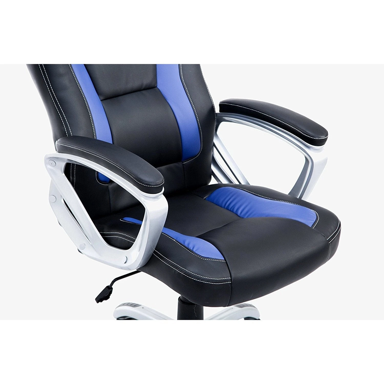 DaAls Racing Sport Swivel Office Chair In Black & Blue 6 DaAls Racing Sport Swivel Office Chair In Black & Blue - Image 6