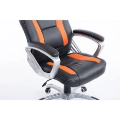 Gaming Racing Sport Swivel Office Chair In Black & Orange 12 Gaming Racing Sport Swivel Office Chair In Black & Orange -Daals Store MO30ORANGE detail2