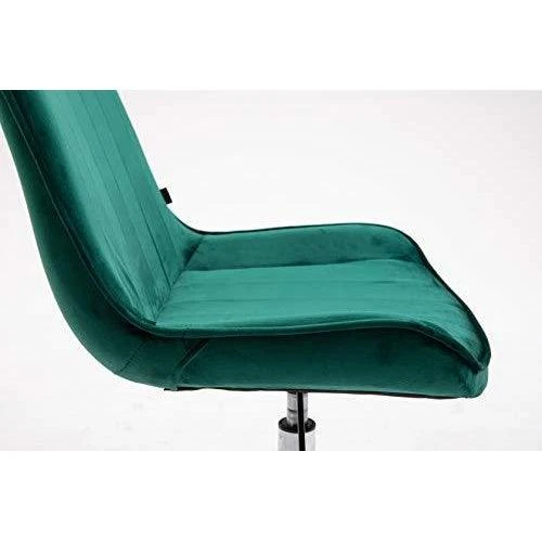 Cherry Tree Furniture Cala Vintage Pine Green Colour Velvet Desk Chair Swivel Chair With Chrome Feet 7 Cherry Tree Furniture Cala Vintage Pine Green Colour Velvet Desk Chair Swivel Chair With Chrome Feet - Image 7