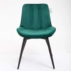 Cala Set Of 2 Green Velvet Dining Chairs 13 Cala Set Of 2 Green Velvet Dining Chairs -Daals Store MO84GREEN P WB3