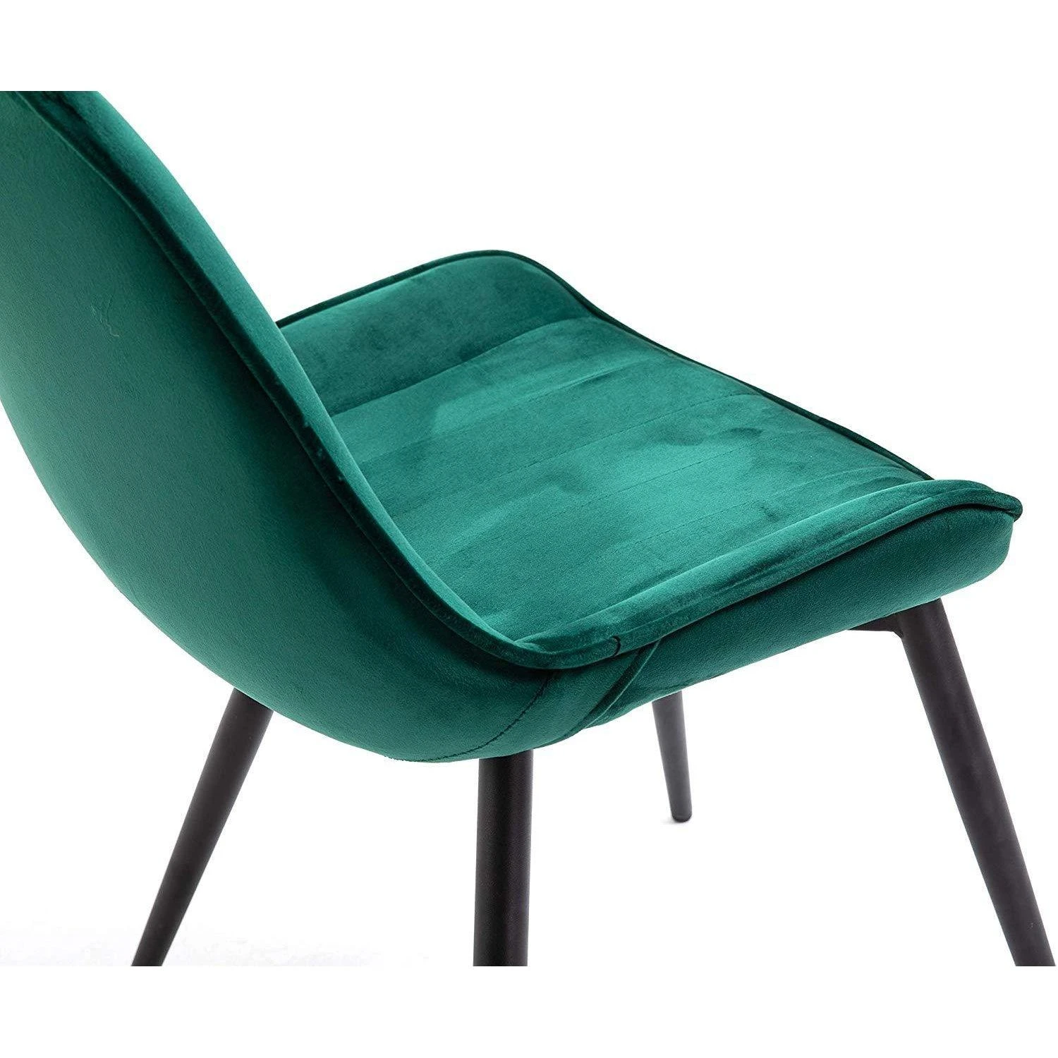 Cala Set Of 2 Green Velvet Dining Chairs 8 Cala Set Of 2 Green Velvet Dining Chairs - Image 8