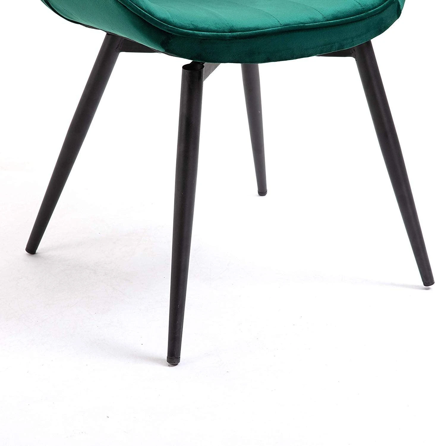 Cala Set Of 2 Green Velvet Dining Chairs 9 Cala Set Of 2 Green Velvet Dining Chairs - Image 9