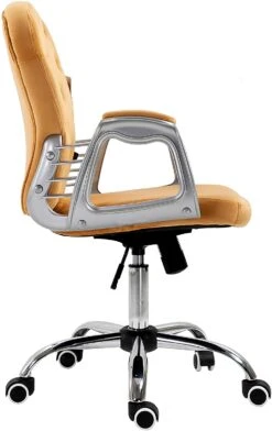 Mustard Velvet Chesterfield Swivel Chair -Daals Store MO85MUSTARD WB3